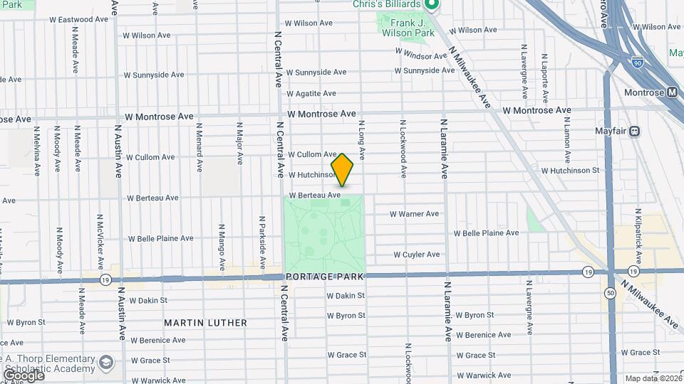 5430 W Berteau Ave Mapa y Detalles de la Ubicación