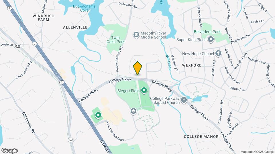 927 Juliet Ln Map and Location Details