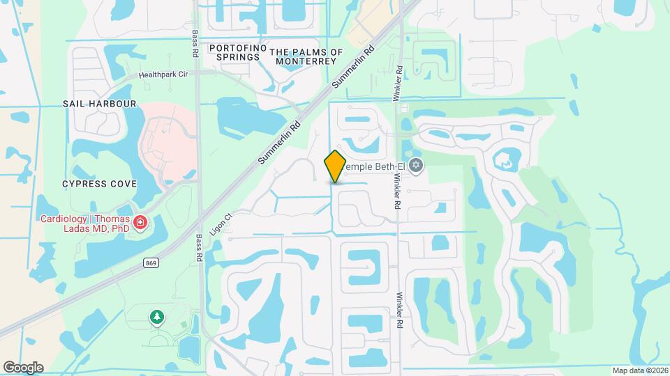 8896 Bracken Way Map and Location Details