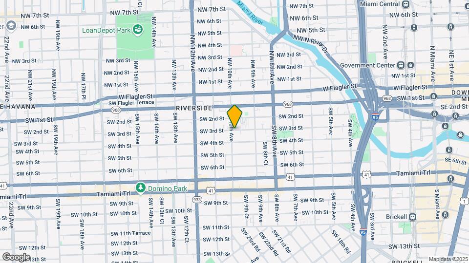 301 SW 10th Ave Map and Location Details