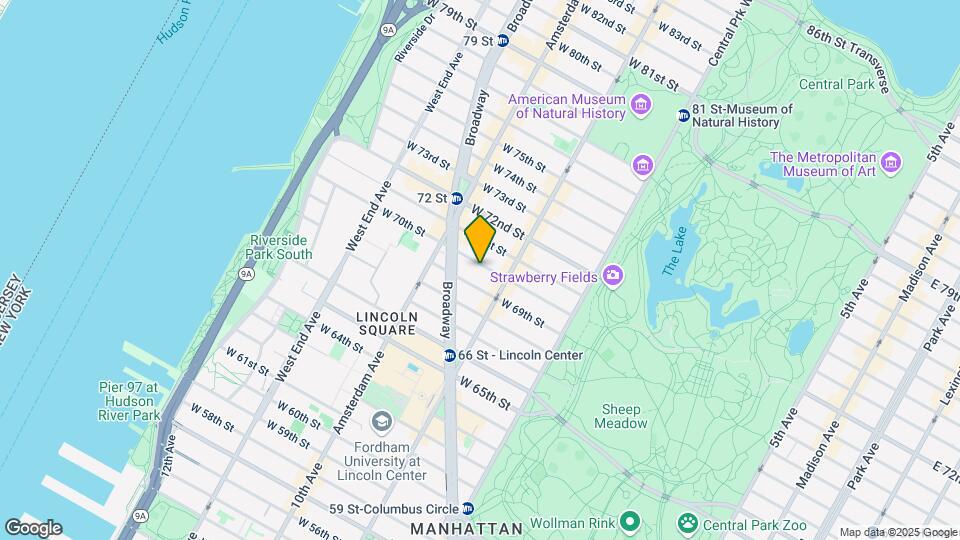 130 W 70th St Map and Location Details