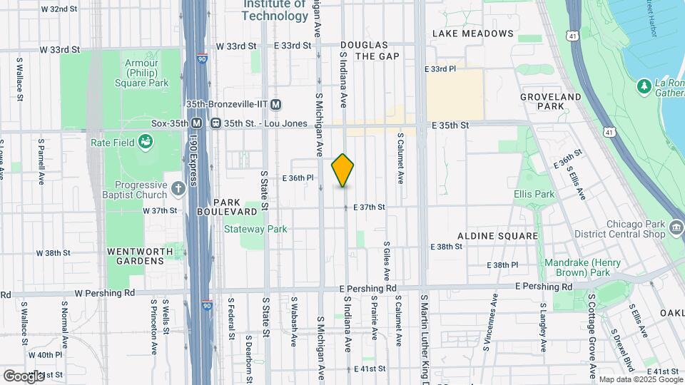 3652 S Indiana Ave Map and Location Details