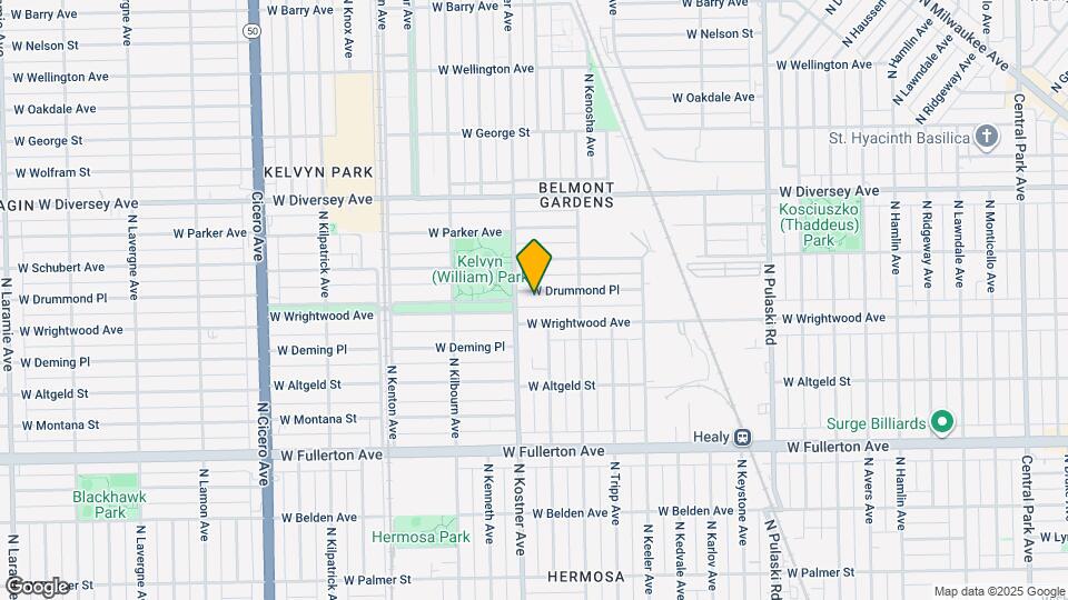4343 W Drummond Pl Map and Location Details