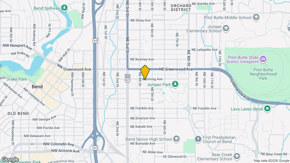 433 NE Irving Ave Map and Location Details