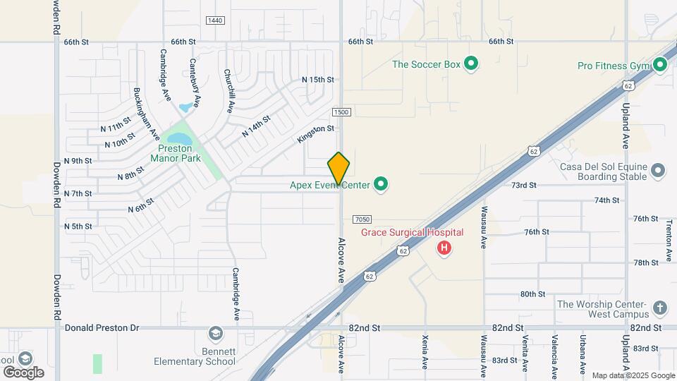 1254 N 7th St Map and Location Details