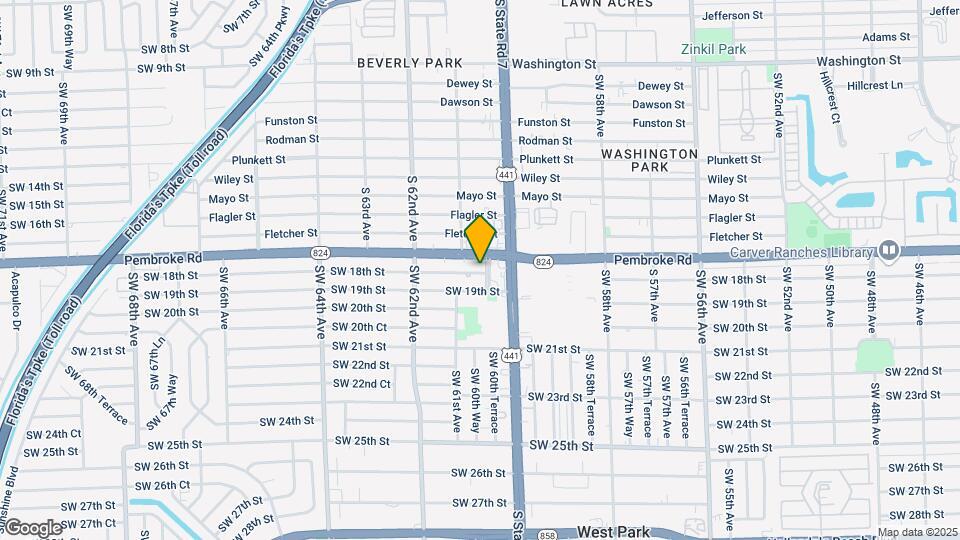 6041 SW 18th St Mapa y Detalles de la Ubicación