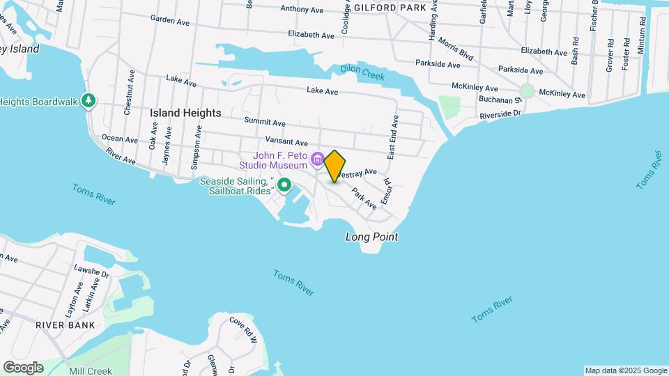 213 Ocean Ave Map and Location Details