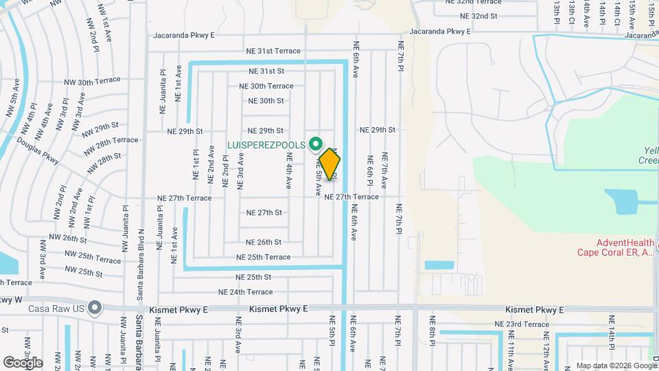 2728 NE 5th Pl Map and Location Details