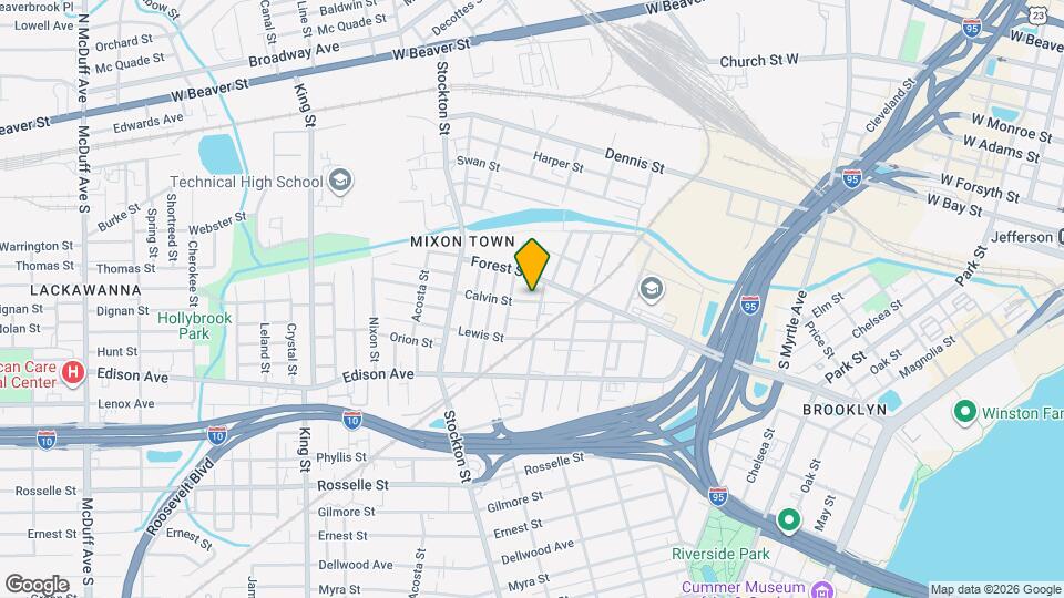 2267 Calvin St Map and Location Details