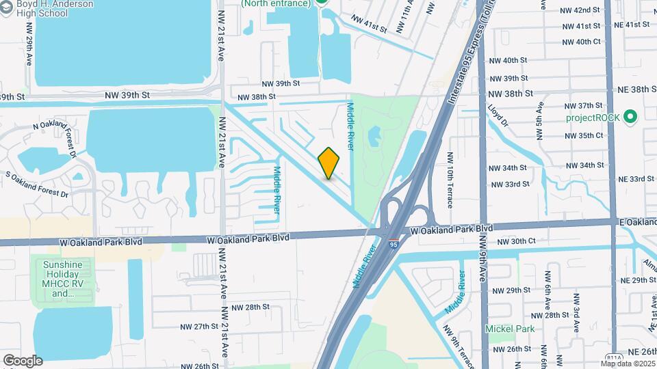 1672 NW 36th Ct Map and Location Details