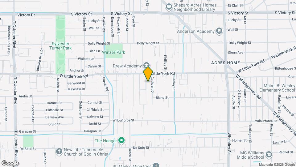 6814 Covington Dr Map and Location Details