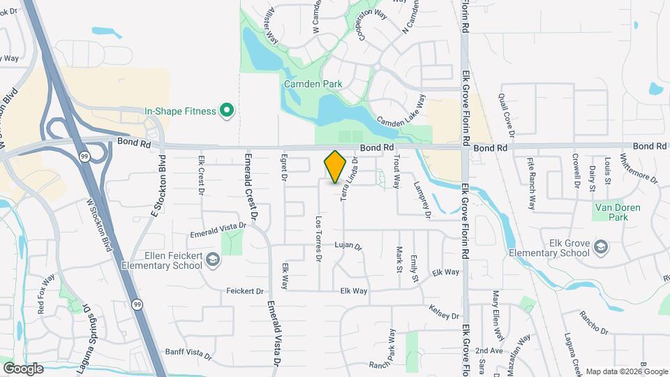 8709 Sangria Way Map and Location Details