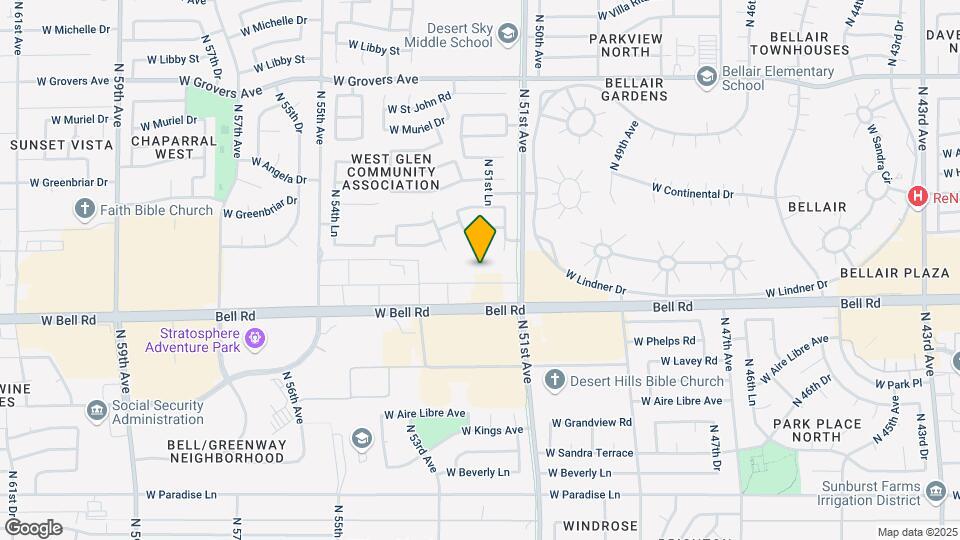 17120 N 51st Ave, Unit B1 Mapa y Detalles de la Ubicación