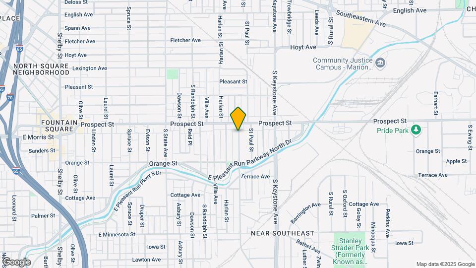 1128 Churchman Ave-Unit -1130 Churchman Ave Map and Location Details