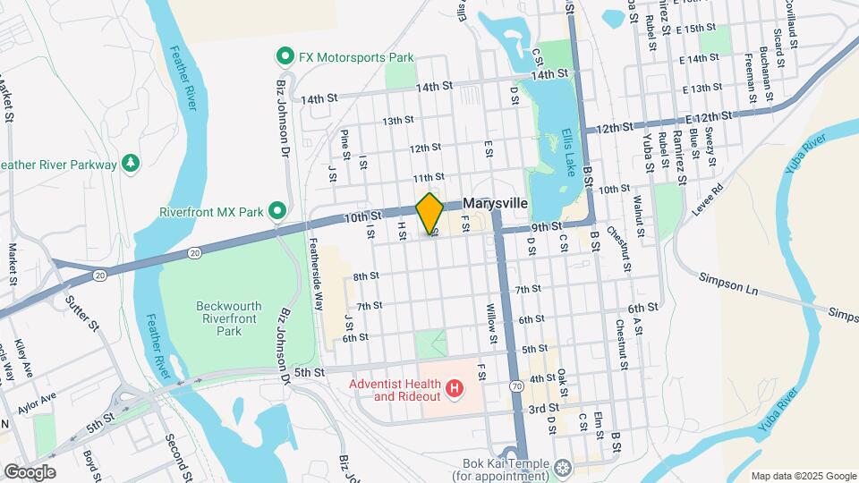 706 9th St, Unit 1 Map and Location Details