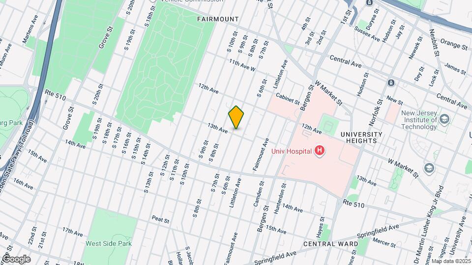 337 13th Ave Map and Location Details