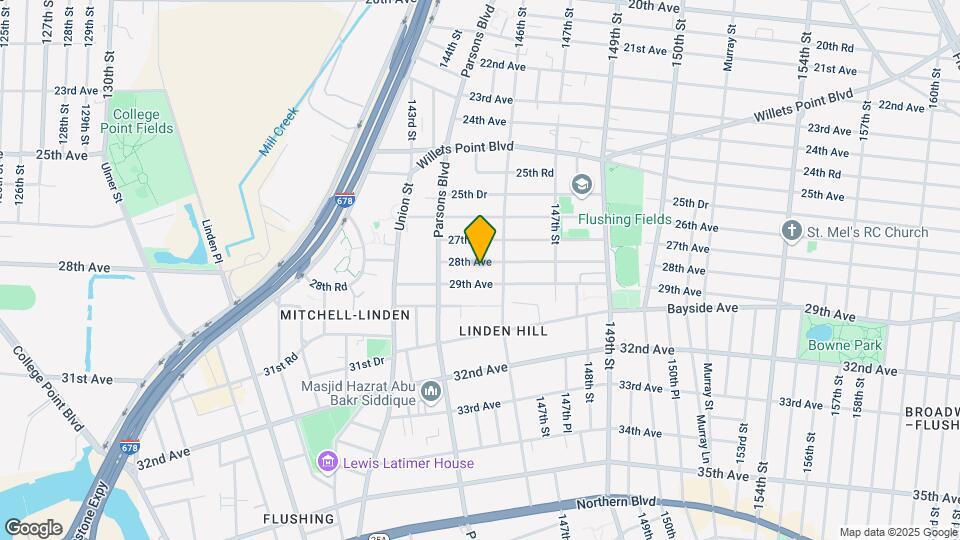 144-48 28th Ave-Unit -1F Map and Location Details