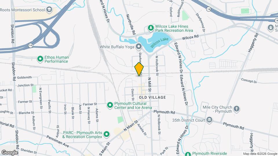 877 Starkweather St Map and Location Details