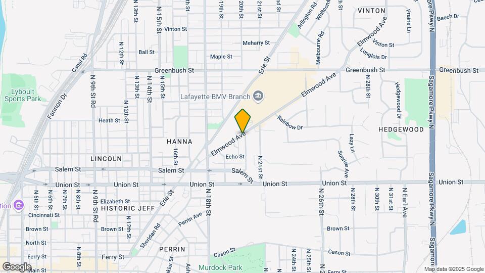 1931 Elmwood Ave Map and Location Details