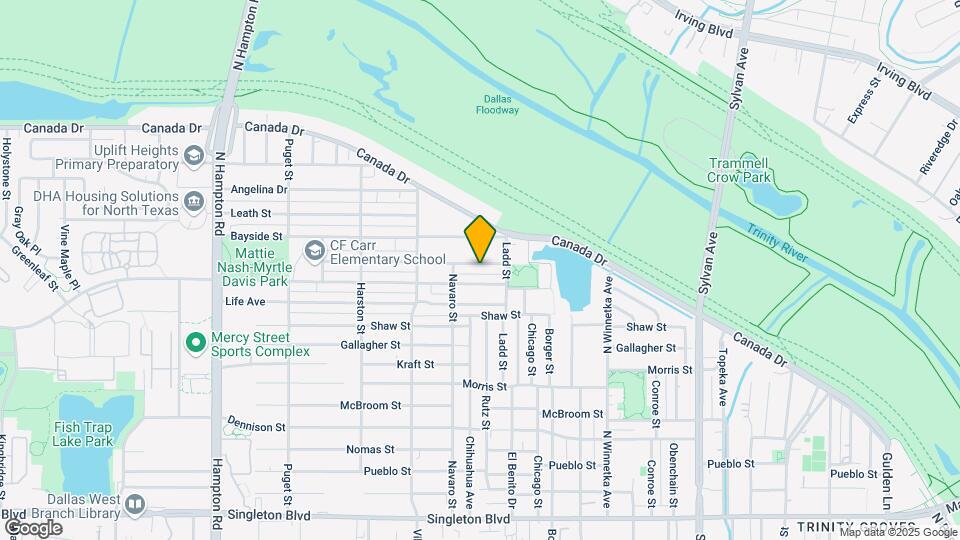 1526 Homeland St Map and Location Details