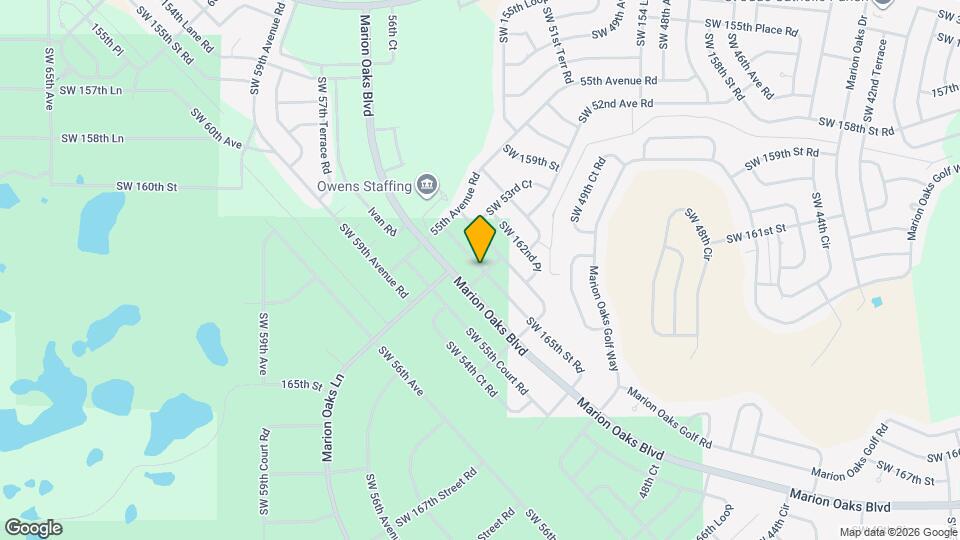 5296 SW 165th St Rd Map and Location Details