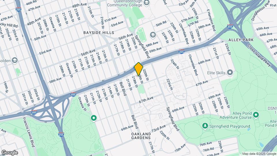 61-32 219th St Mapa y Detalles de la Ubicación