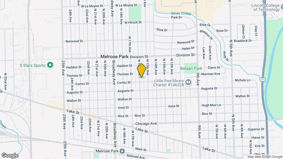 1207 N 16th Ave Map and Location Details