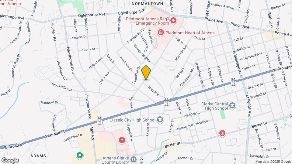 555 King Ave Map and Location Details