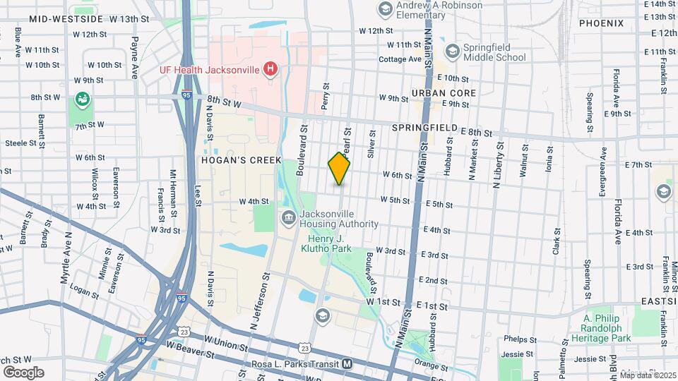 1506 N Pearl St Map and Location Details