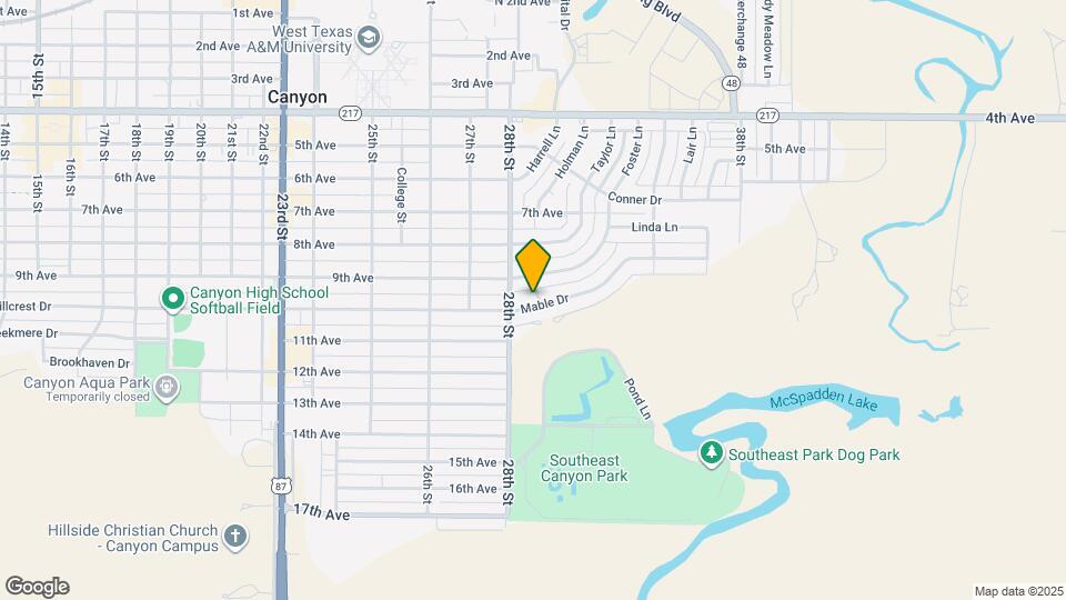 2807 Mable Dr Map and Location Details