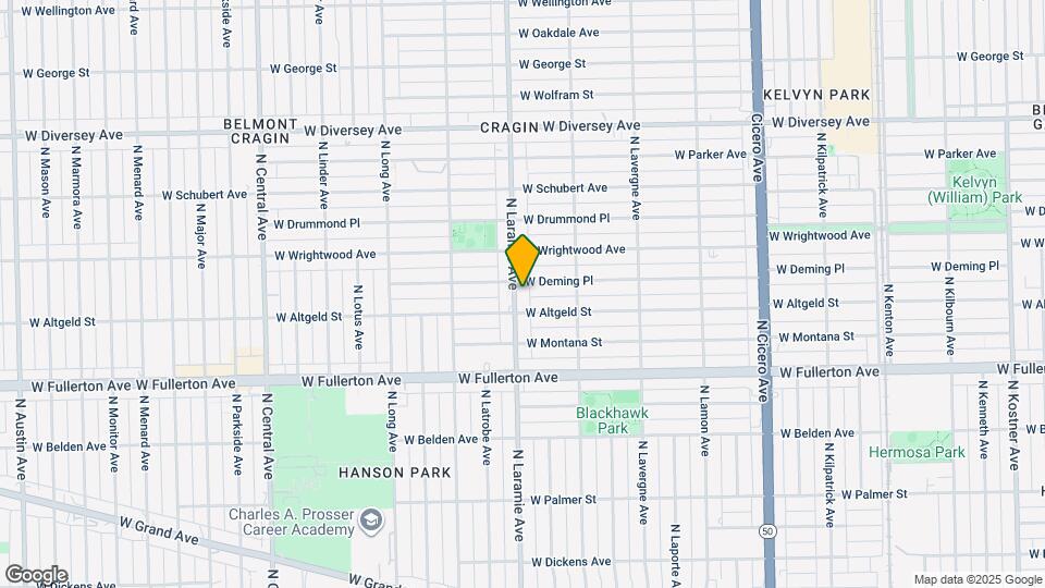 2517 N Laramie Ave Map and Location Details