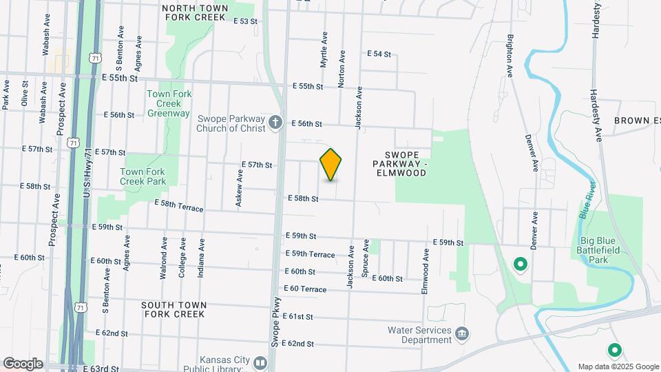 5722 Norton Ave Map and Location Details