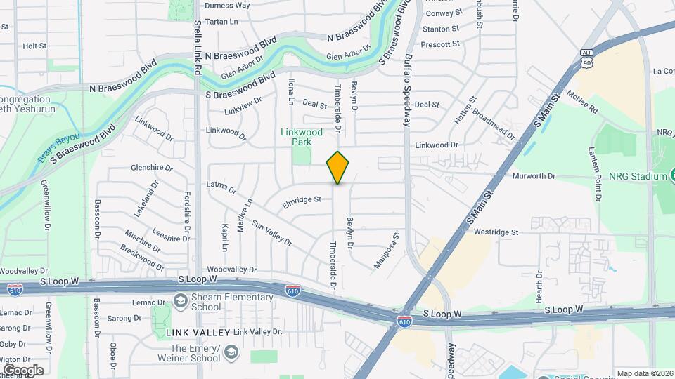 9107 Timberside Dr Map and Location Details