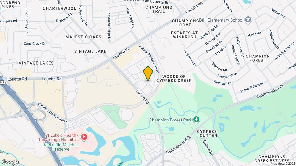 15255 Vintage Preserve Pkwy-Unit -3103 Map and Location Details