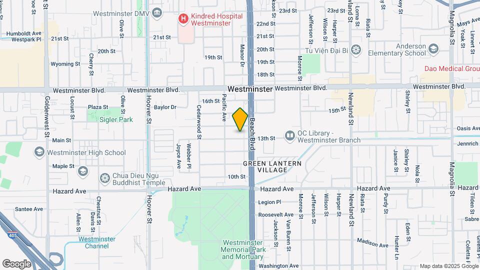 7931 13th St Map and Location Details