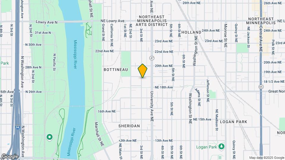 1817 3rd St NE Map and Location Details