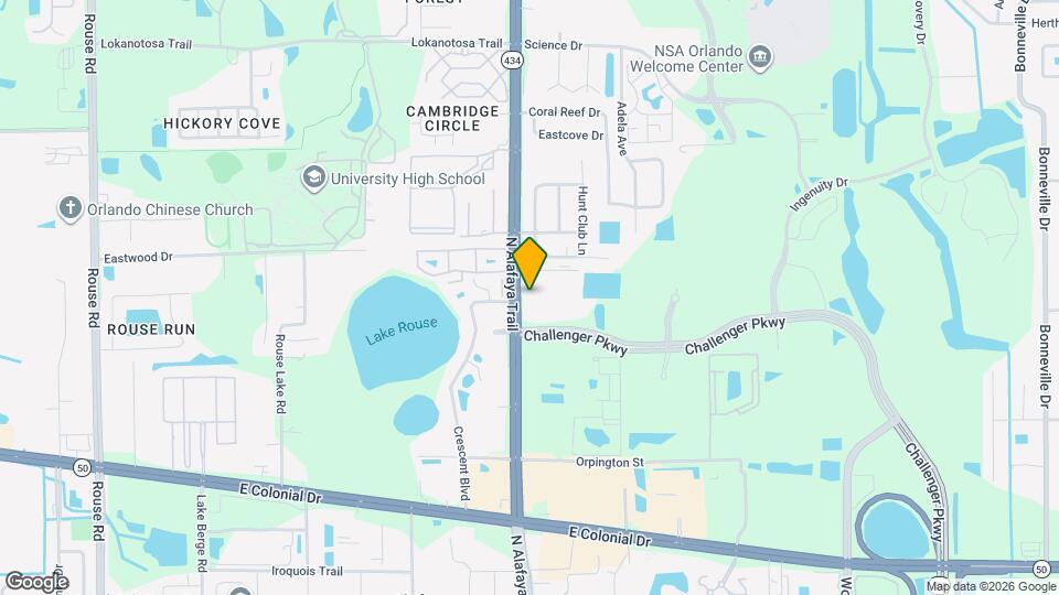 2505 N Alafaya Trail Map and Location Details