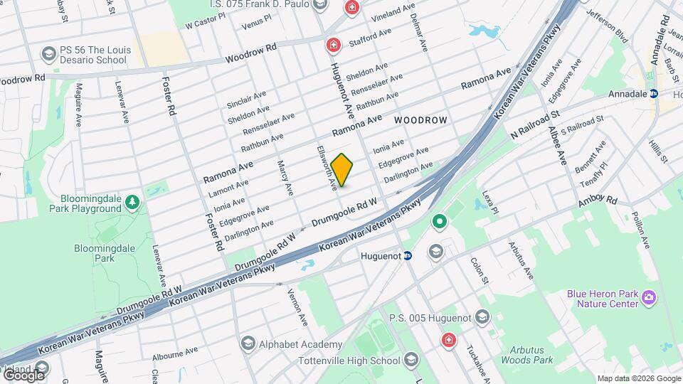 317 Darlington Ave Mapa y Detalles de la Ubicación