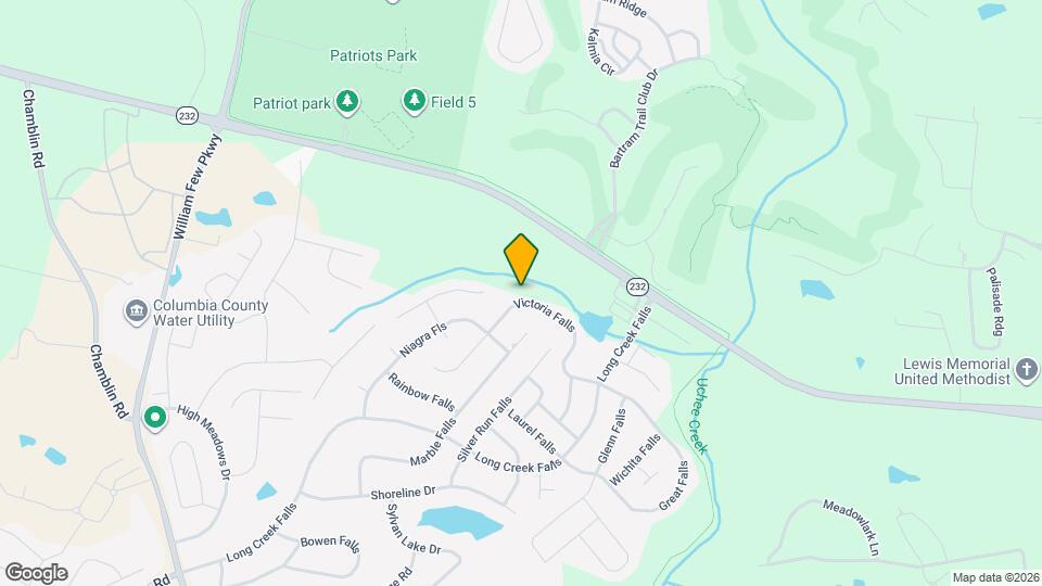 5421 Victoria Falls Mapa y Detalles de la Ubicación