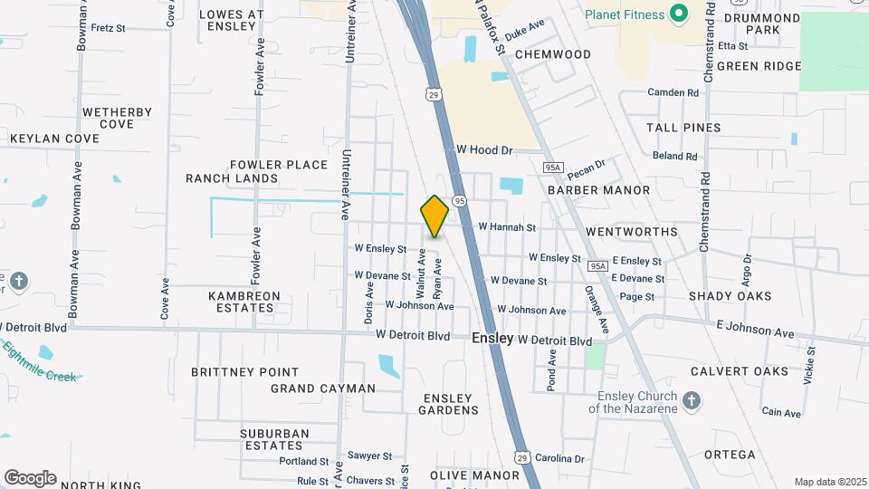 510 W Ensley St Map and Location Details