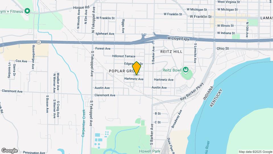 3019 Hartmetz Ave, Unit 3019 Map and Location Details