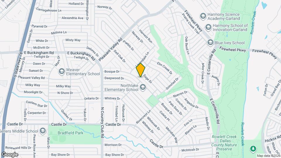 1549 Bosque Dr Map and Location Details