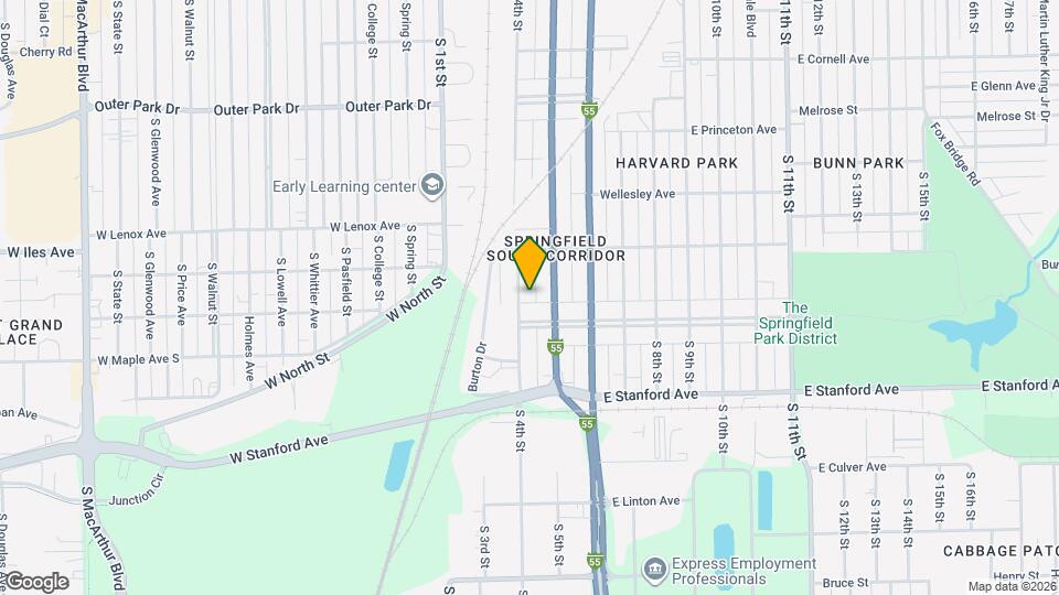 2540 S 4th St Map and Location Details