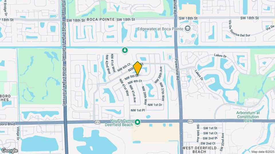 4036 NW 5th Dr Map and Location Details