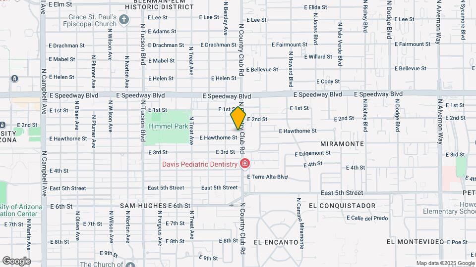 3039 E Hawthorne St Map and Location Details