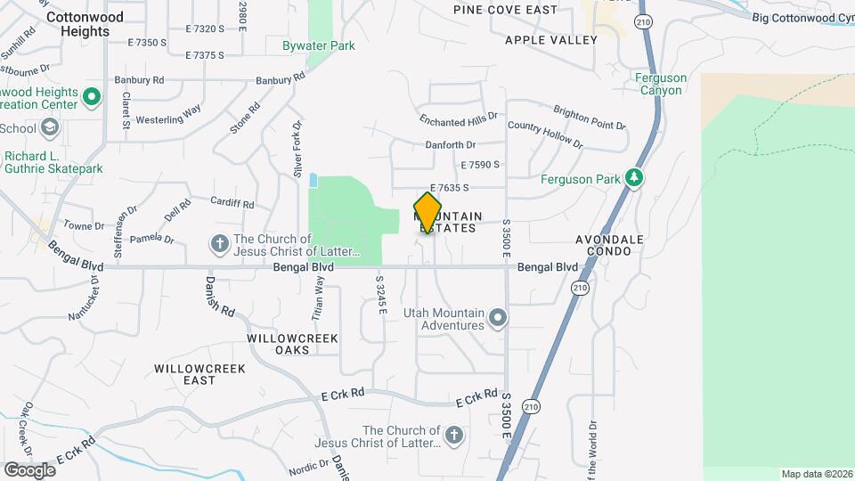 7744 Mountain Estates Dr Map and Location Details