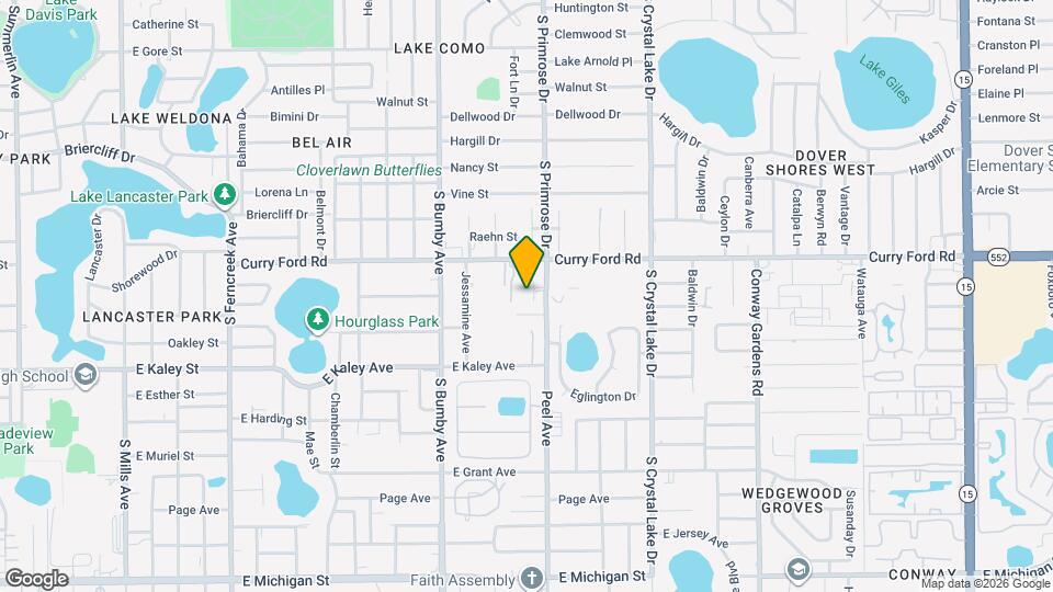 2770 Curry Ford Rd Map and Location Details