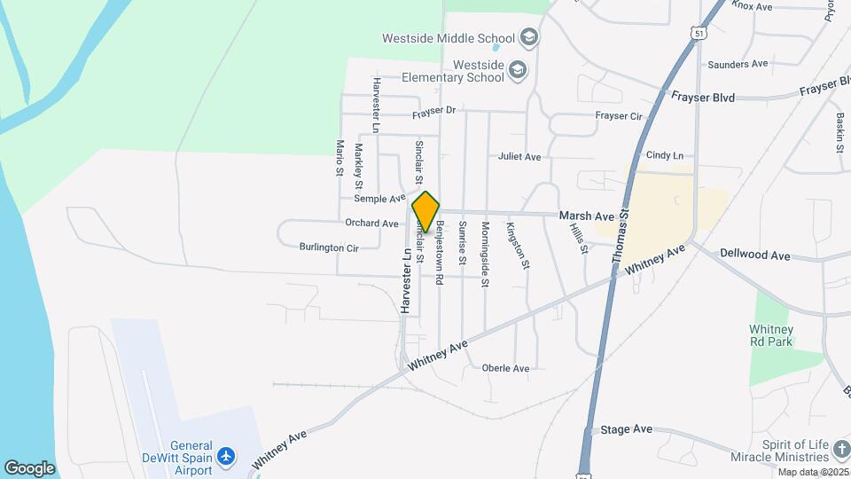 3128 Sinclair St Map and Location Details