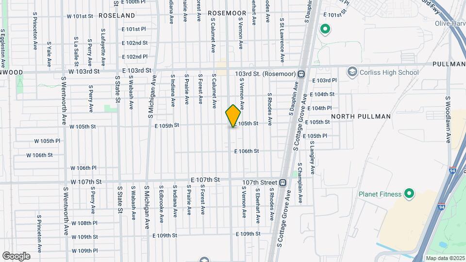 10511 S King Dr Map and Location Details