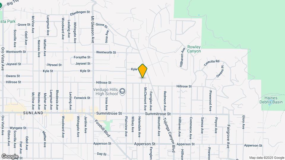 10710 Helendale Ave Map and Location Details